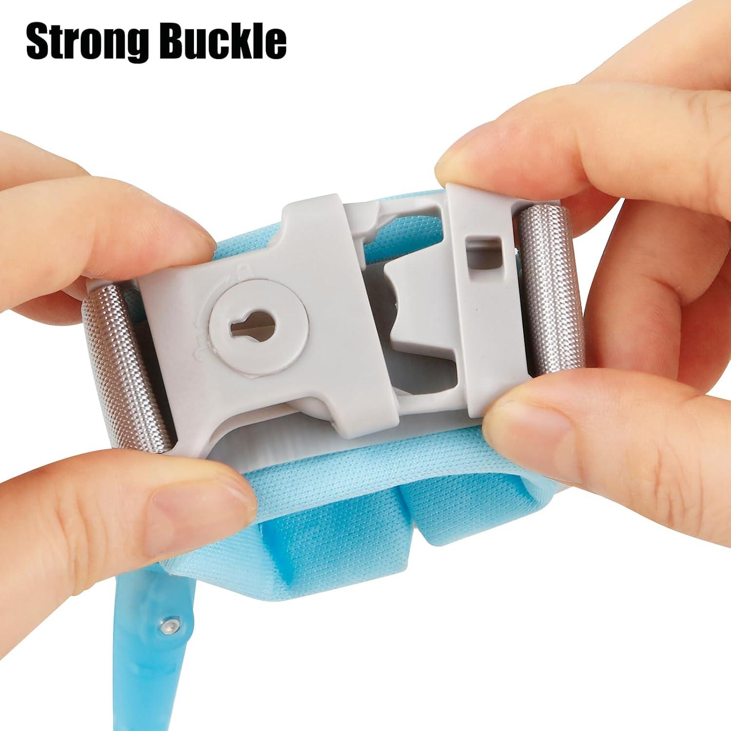 Enlace de Muñeca Antipérdida PandaEar - Arnés Ajustable Azul