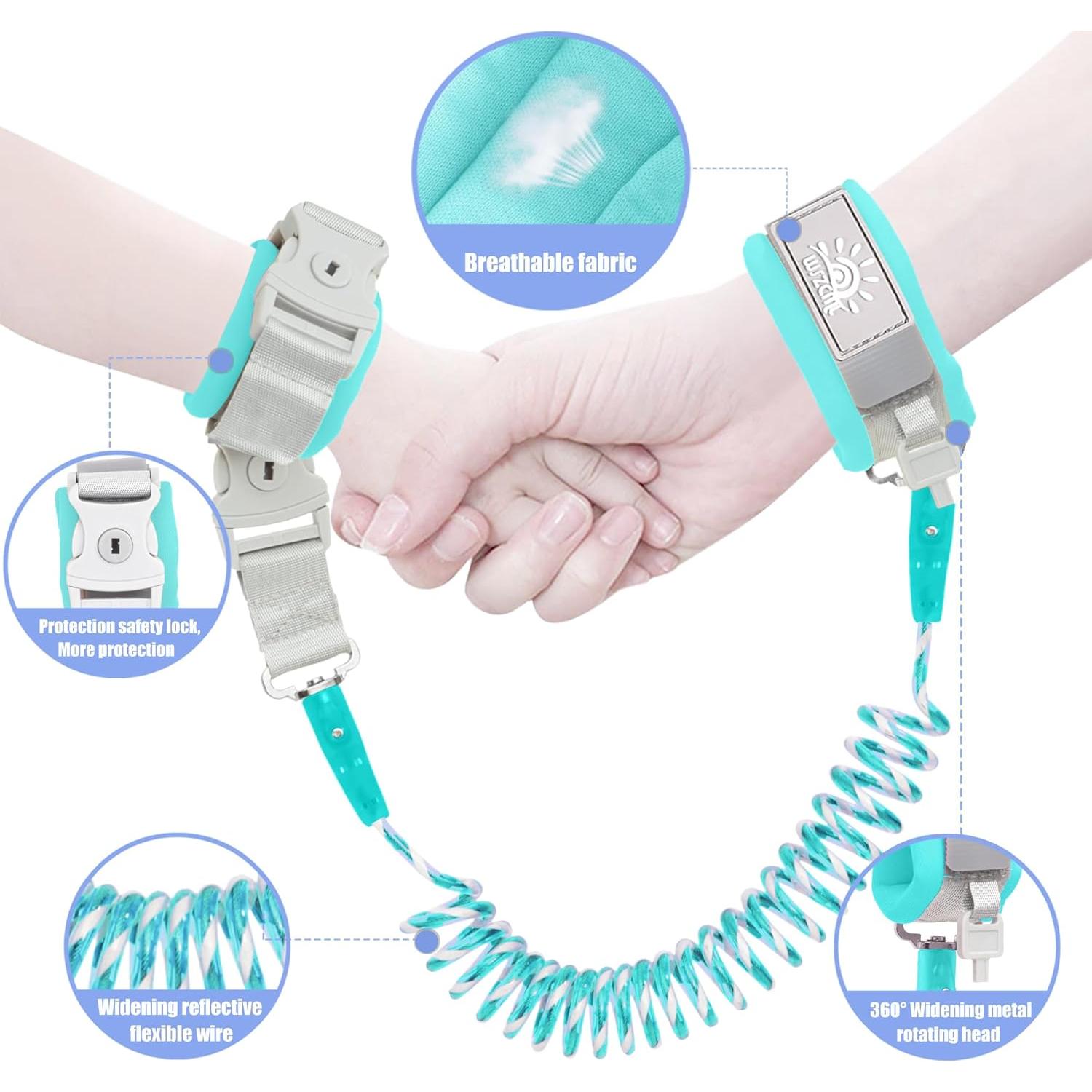 Arnés de Seguridad para Niños Dream Lin 2m Cian Reflectante