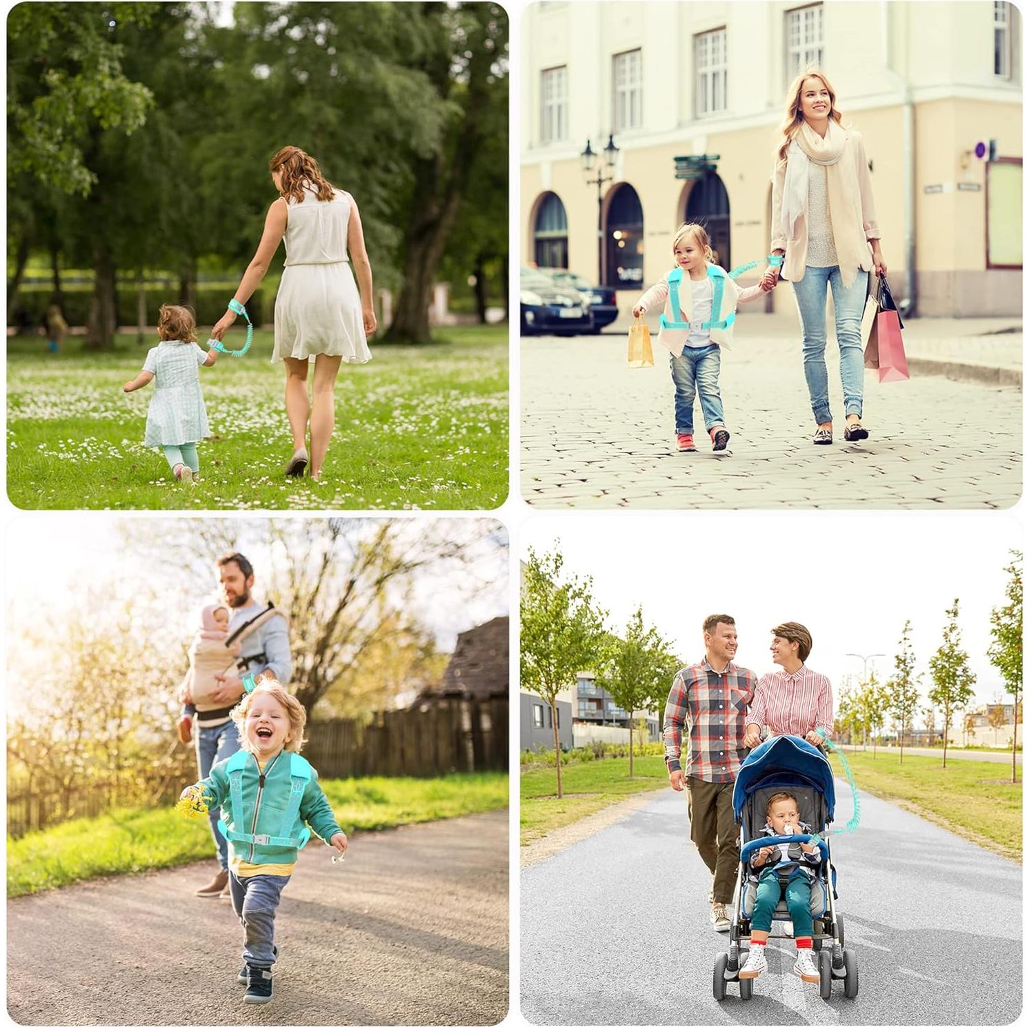 Arnés de Seguridad para Niños Dream Lin 2m Cian Reflectante