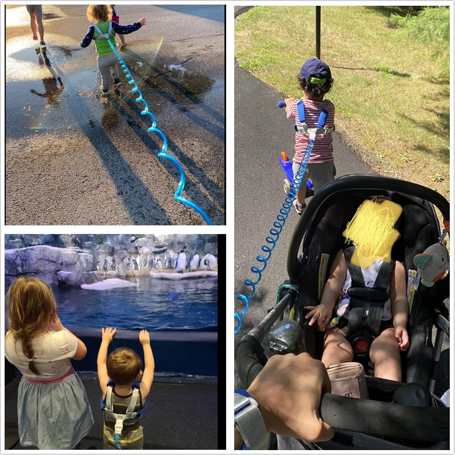 Correa Anti Pérdida para Bebé 2 en 1 - Azul 2.5m