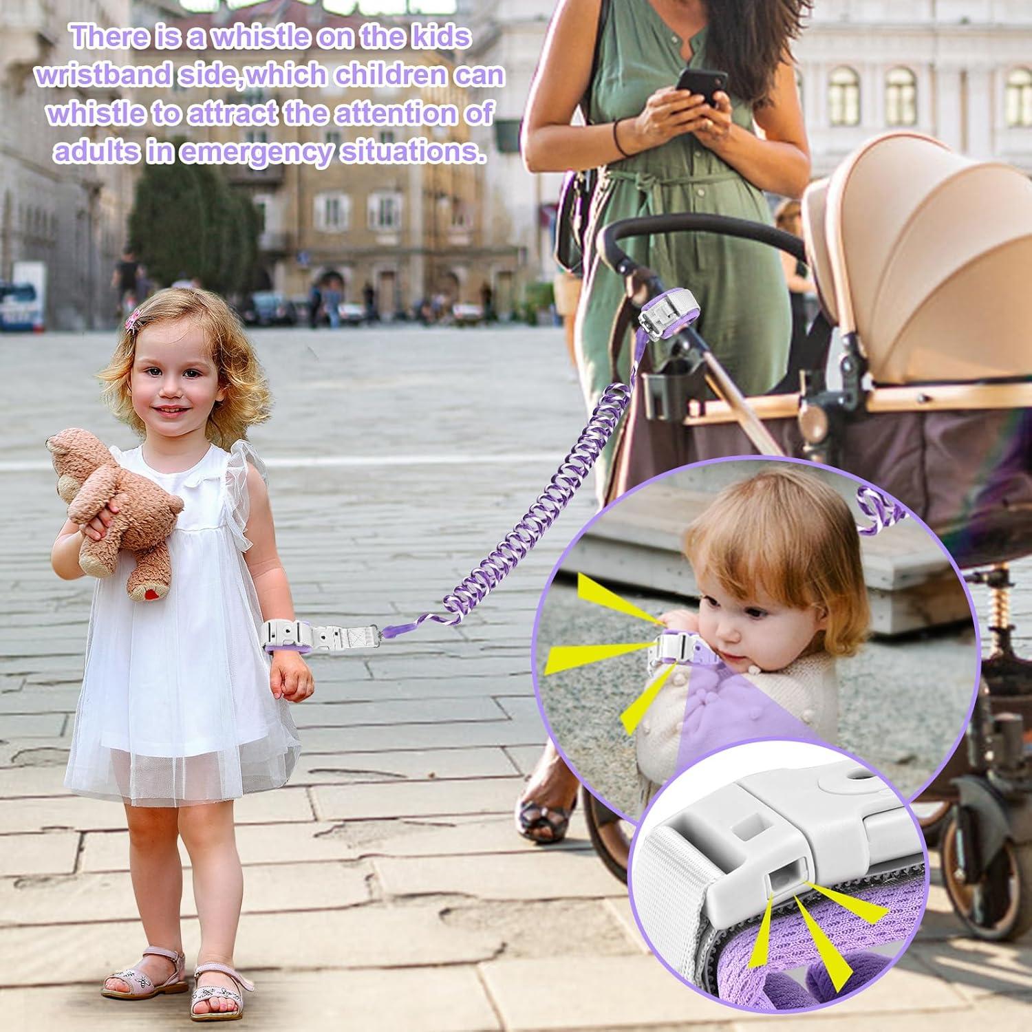 Arnés Antipérdida Accmor para Niños 3 en 1 Púrpura