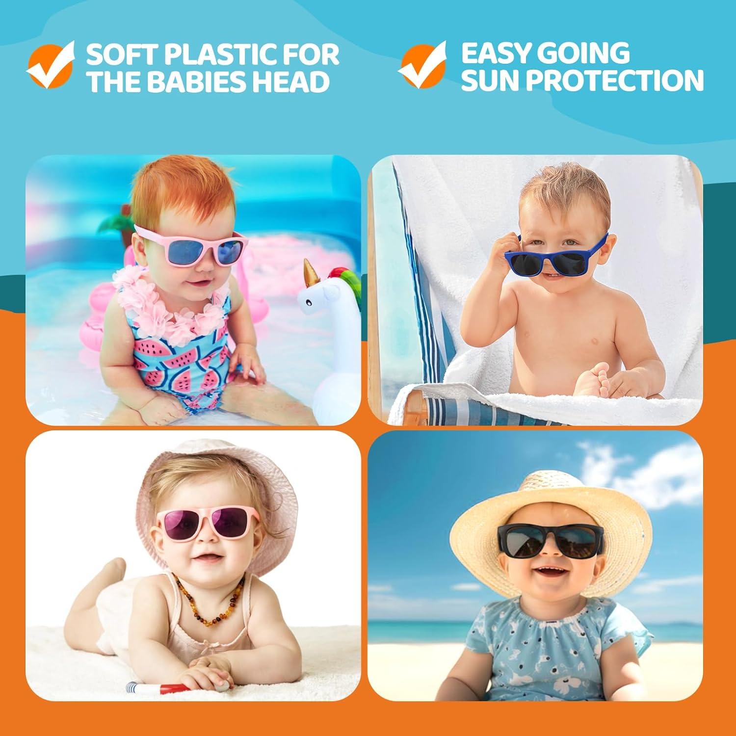 Gafas de sol RIVBOS para bebés UV400 polarizadas 0-24 meses