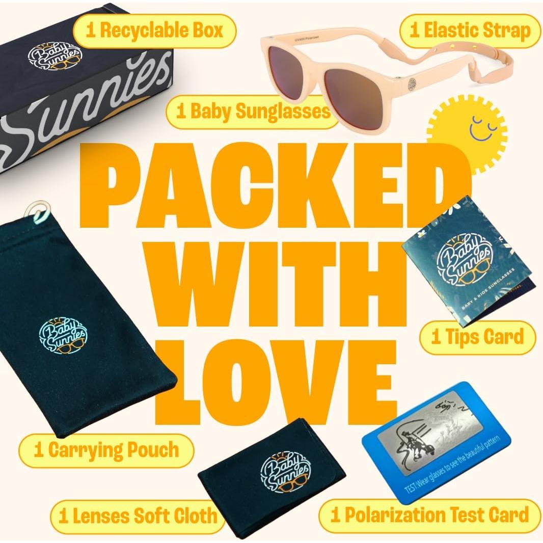 Gafas de sol polarizadas Baby Sunnies para bebés 0-24 meses