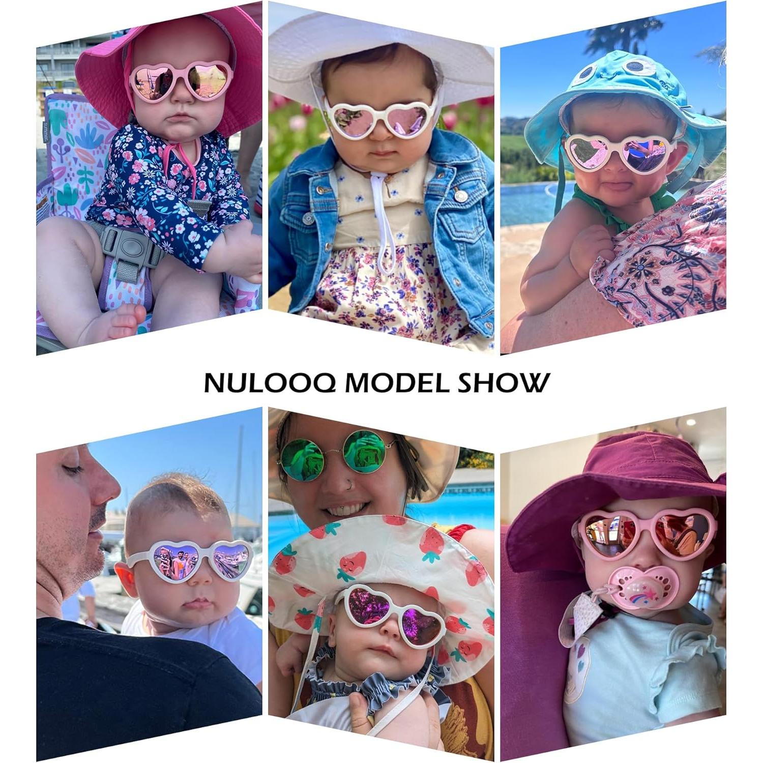 Gafas de sol polarizadas para bebés NU8047 con correa ajustable