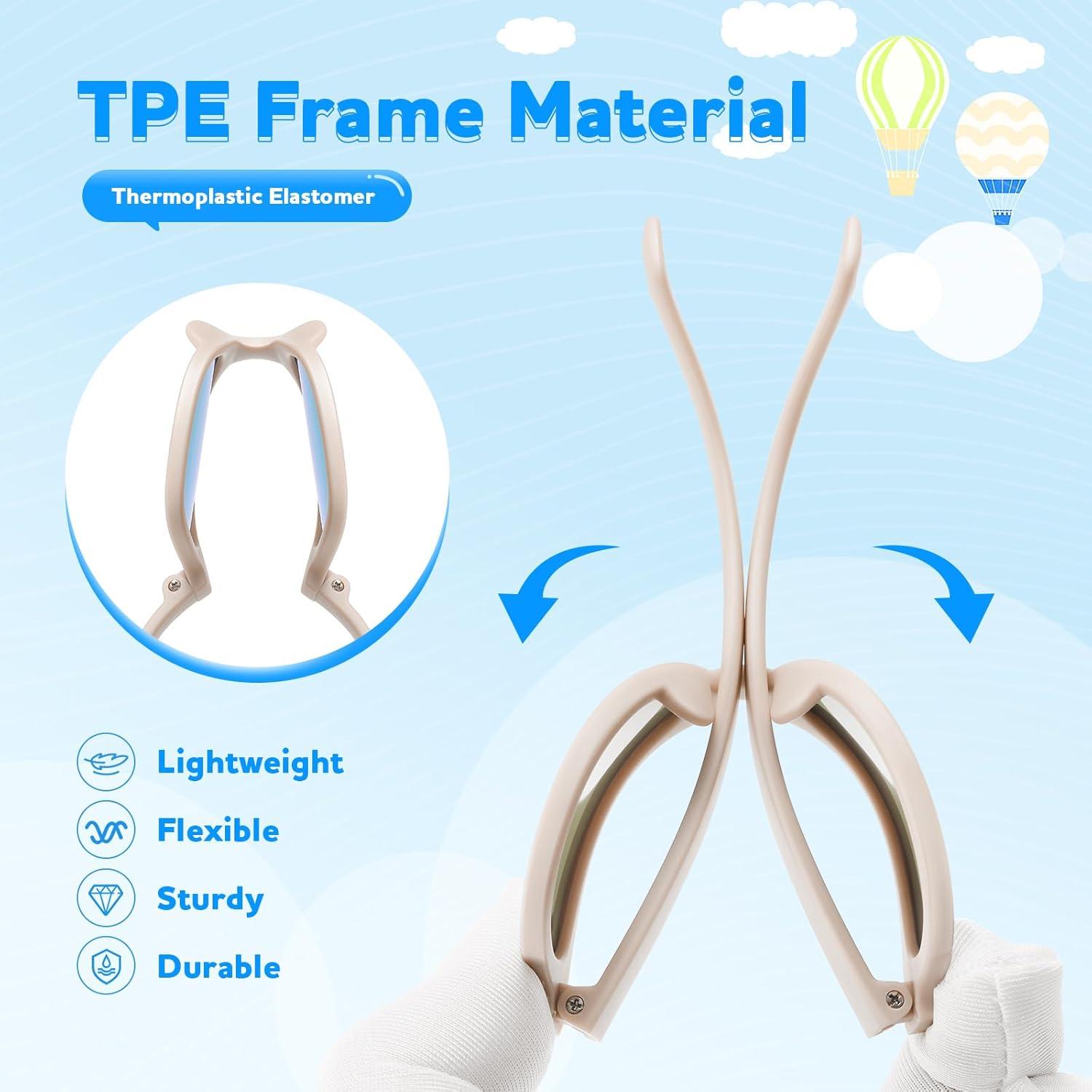 Gafas de sol polarizadas UV400 para bebés 0-2 años - 3 paquetes