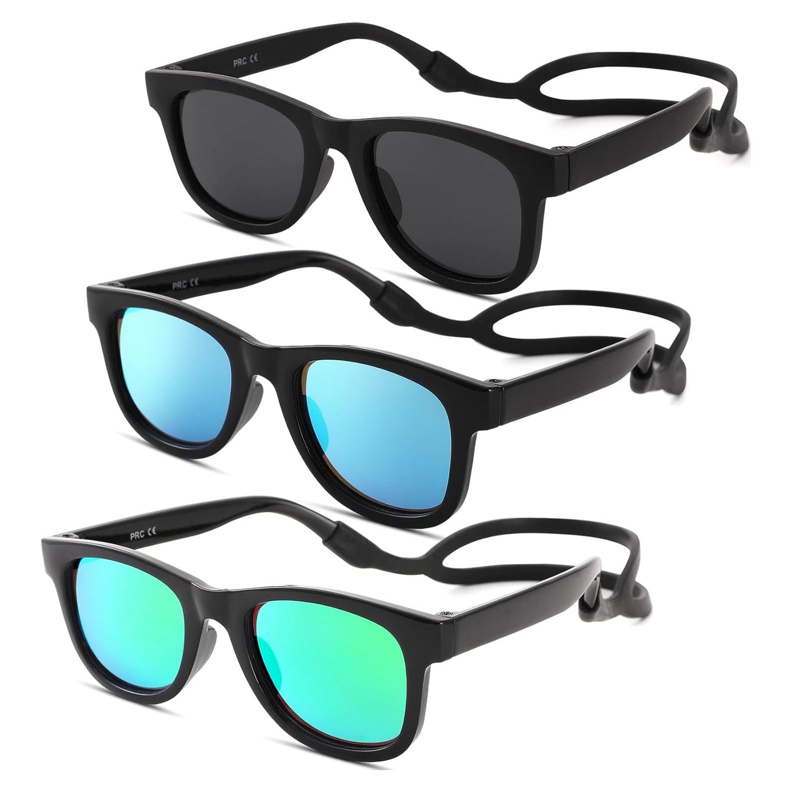 Gafas de Sol Polarizadas para Bebés COASION con Correa de Silicona