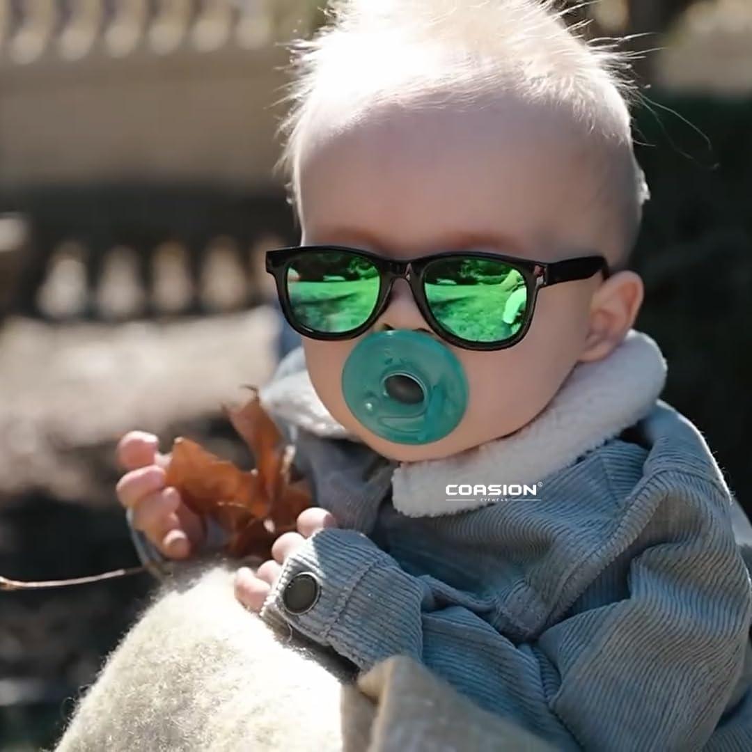 Gafas de Sol Polarizadas para Bebés COASION con Correa de Silicona
