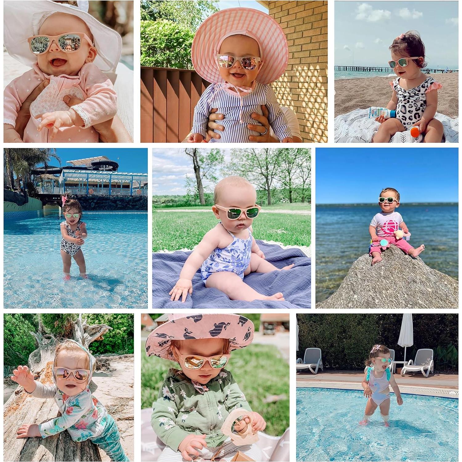 Gafas de sol polarizadas COCOSAND para bebés 0-24 meses UV