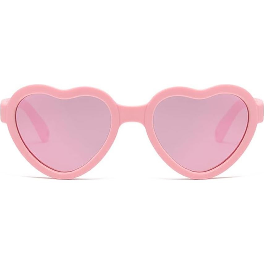 Gafas de sol polarizadas para bebés corazón con correa - UV400