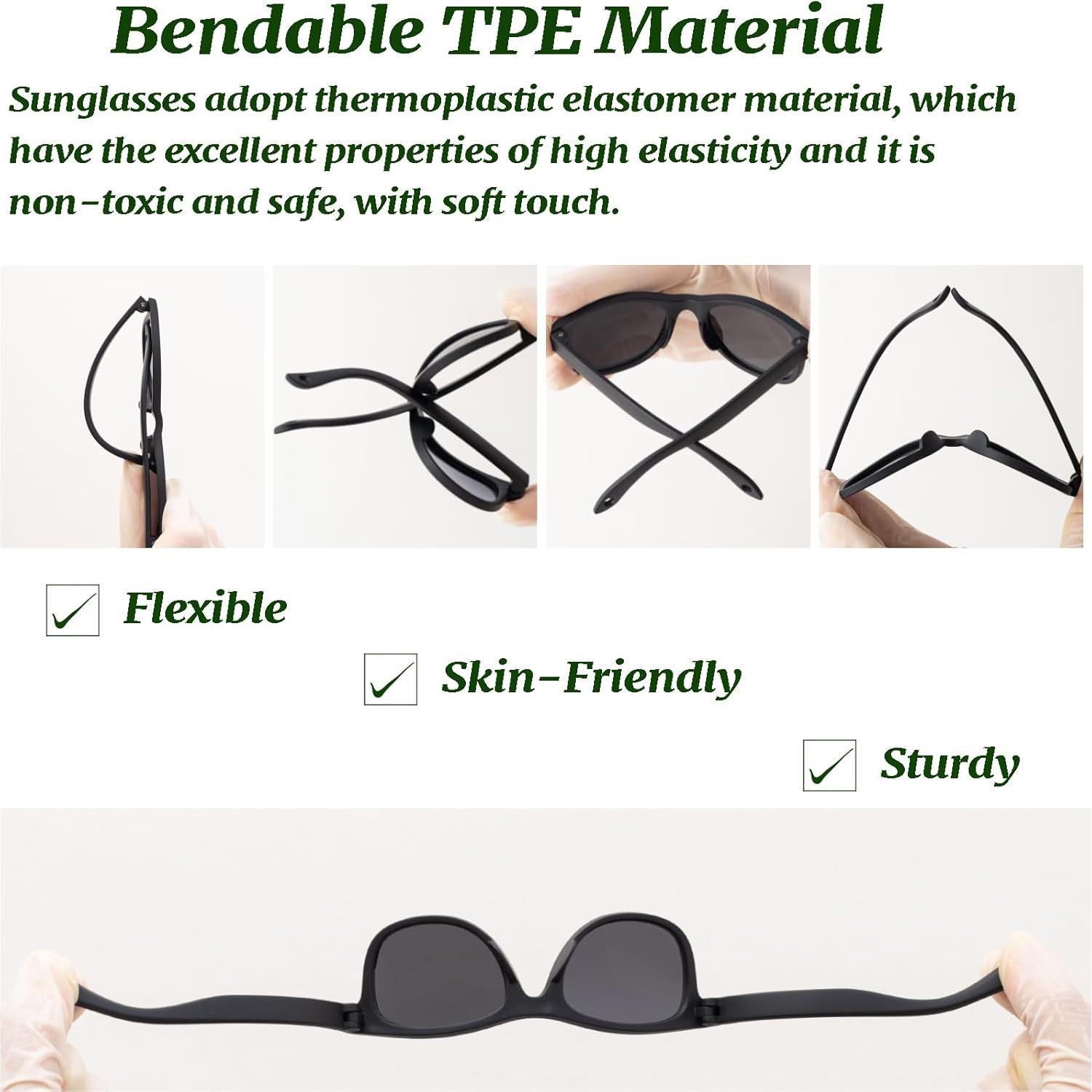 Gafas de sol polarizadas BOBLUEON para bebés 0-24 meses