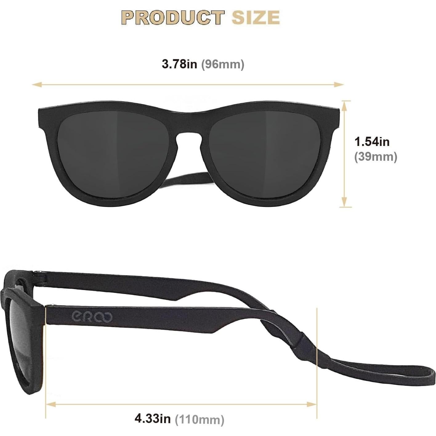 Gafas de Sol Polarizadas para Bebés ER00 D718 - Protección UV 0-24 meses