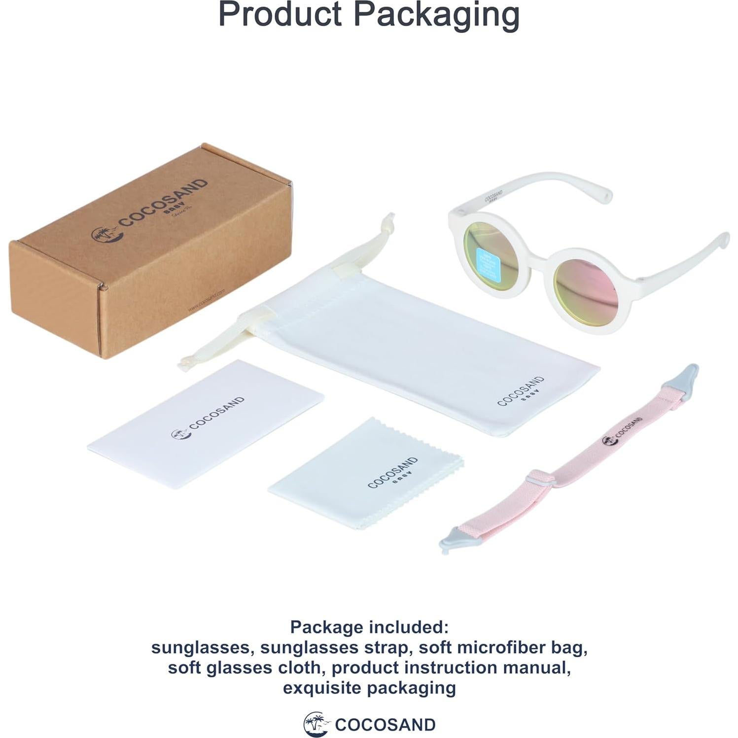 Gafas de sol polarizadas COCOSAND para bebés 0-24 meses
