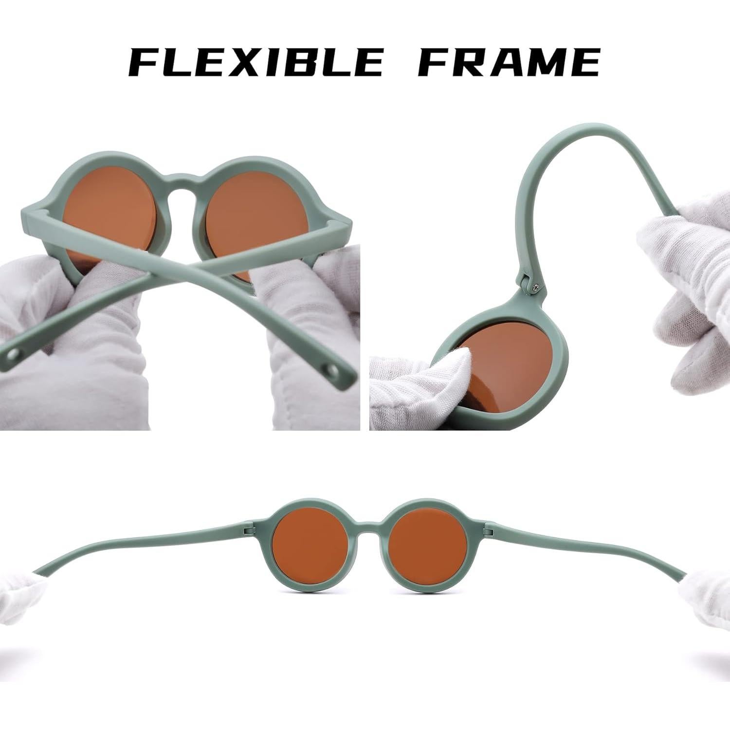 Gafas de sol polarizadas Bouryo para bebés 0-24 meses