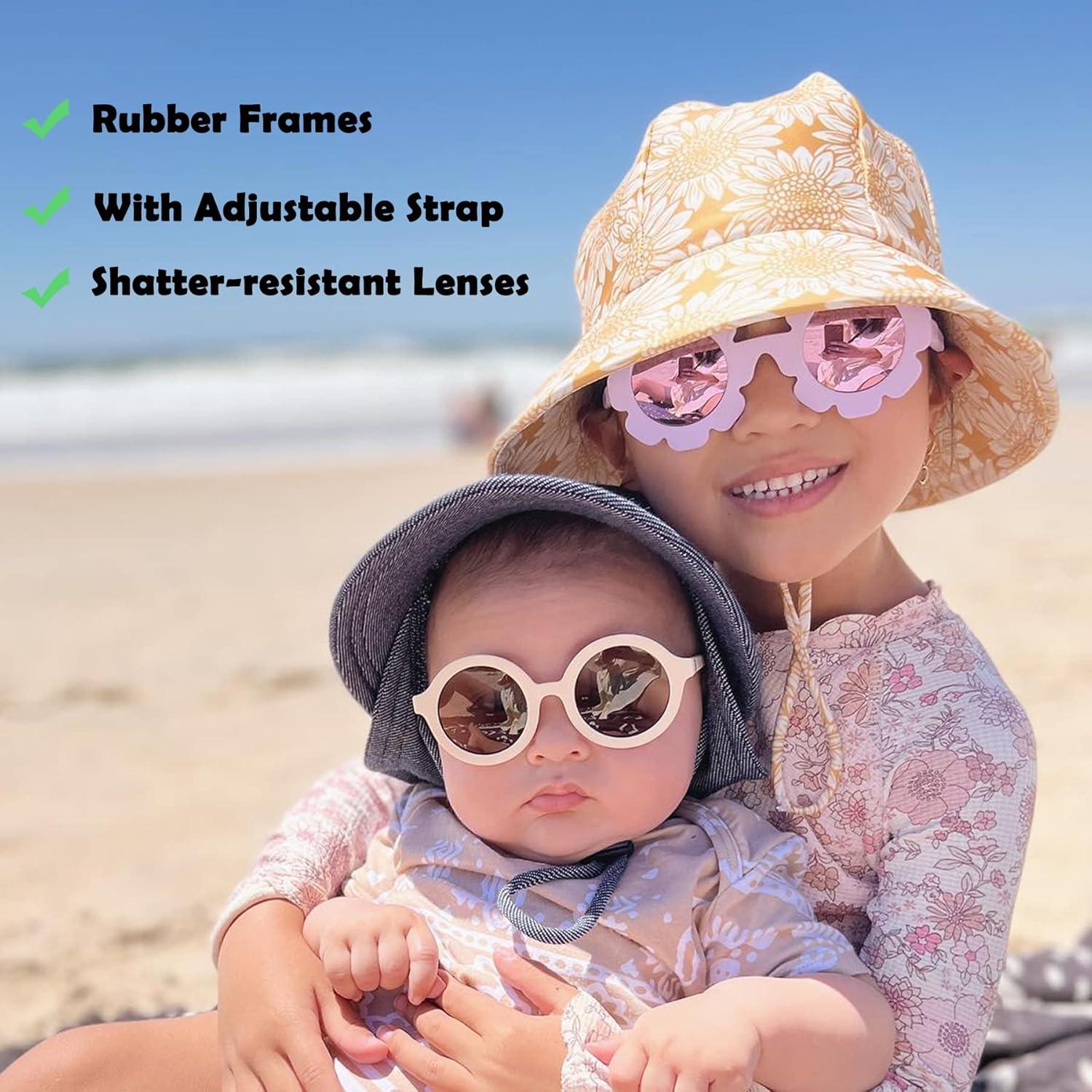 Gafas de sol polarizadas Bouryo para bebés 0-24 meses