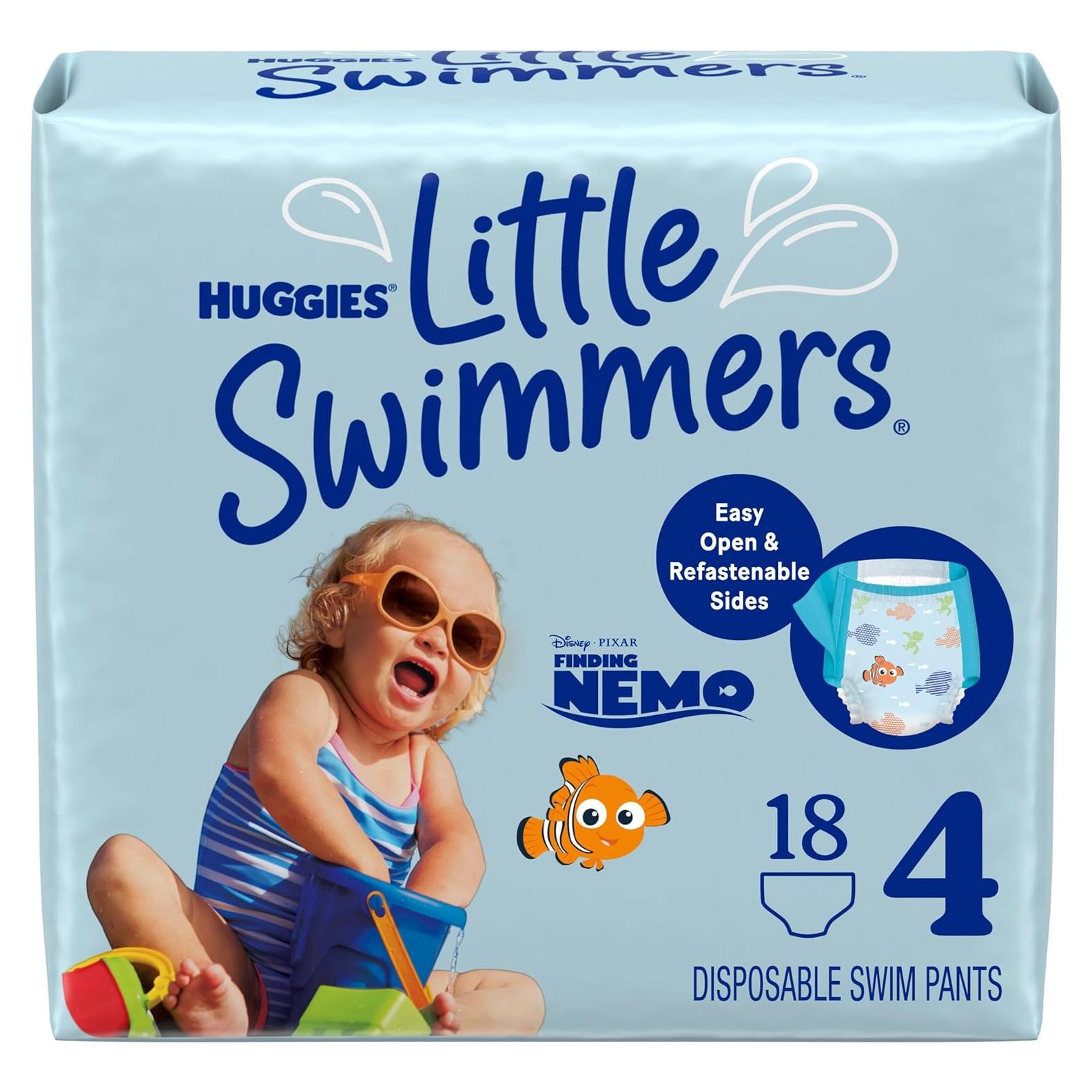 Pañales Desechables para Natación Huggies 18 Ct Tamaño 4