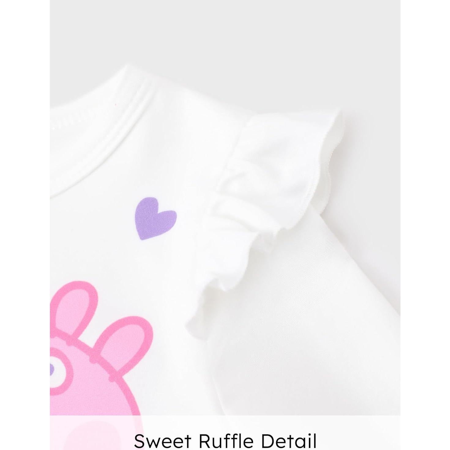 Conjunto Peppa Pig Niñas 2 Piezas Camiseta y Pantalón