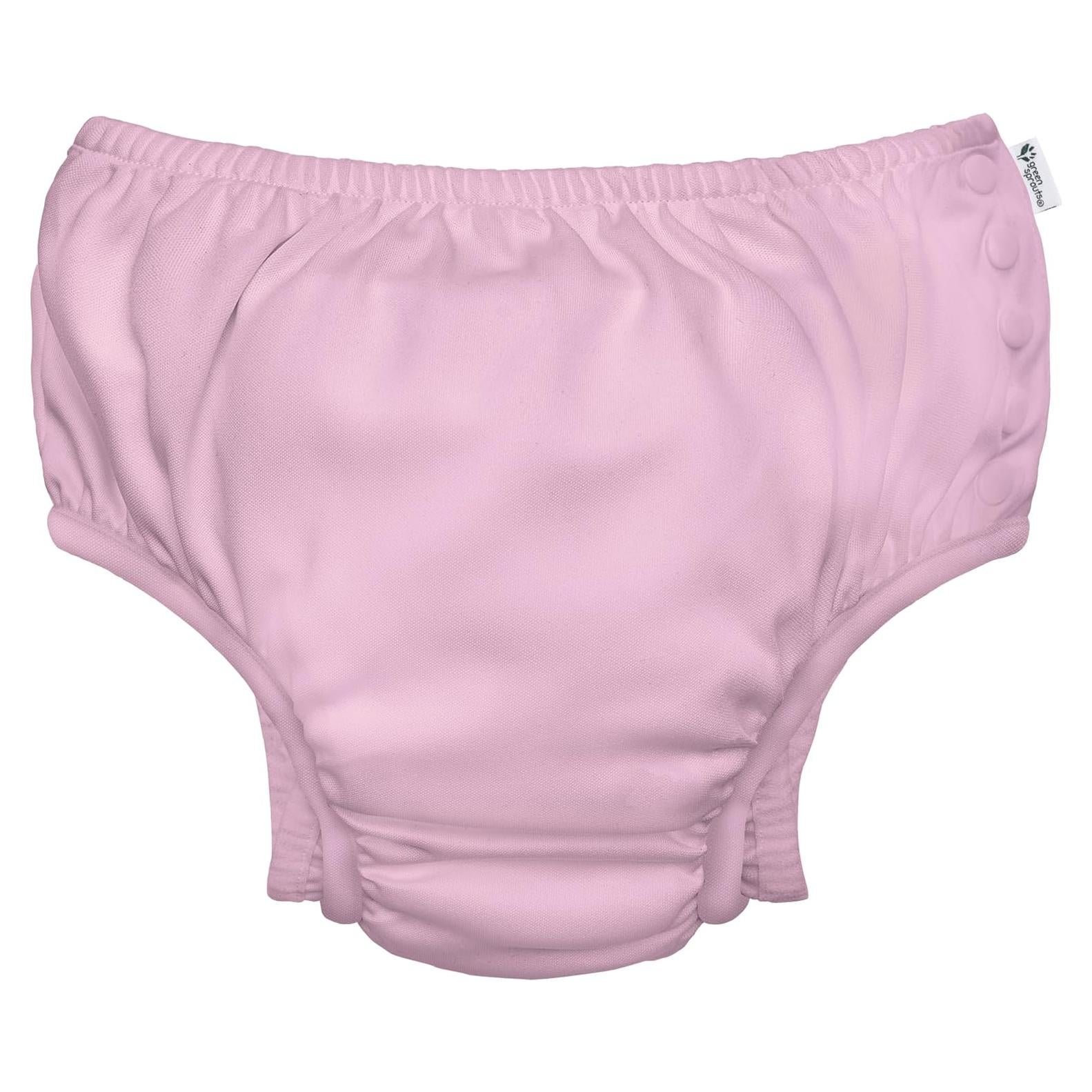 Pañal de Natación Reutilizable i play. Rosa 0-6 meses