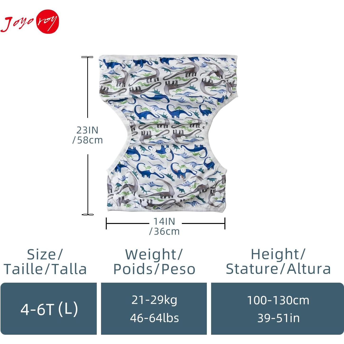 Pañales de Natación Reutilizables Joyo Roy 4-6 Años