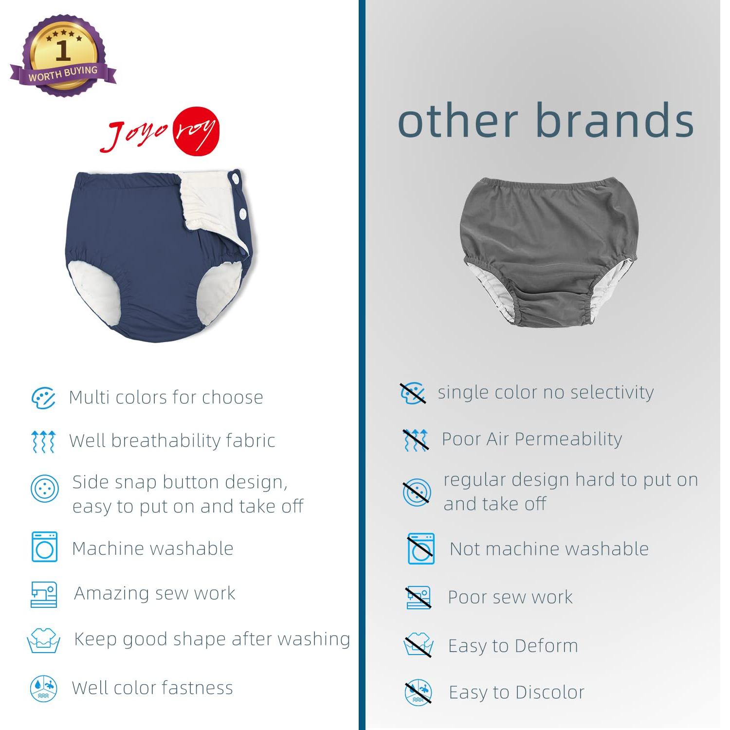 Pañales de Natación Reutilizables Joyo Roy 2 Pcs 3T Unisex