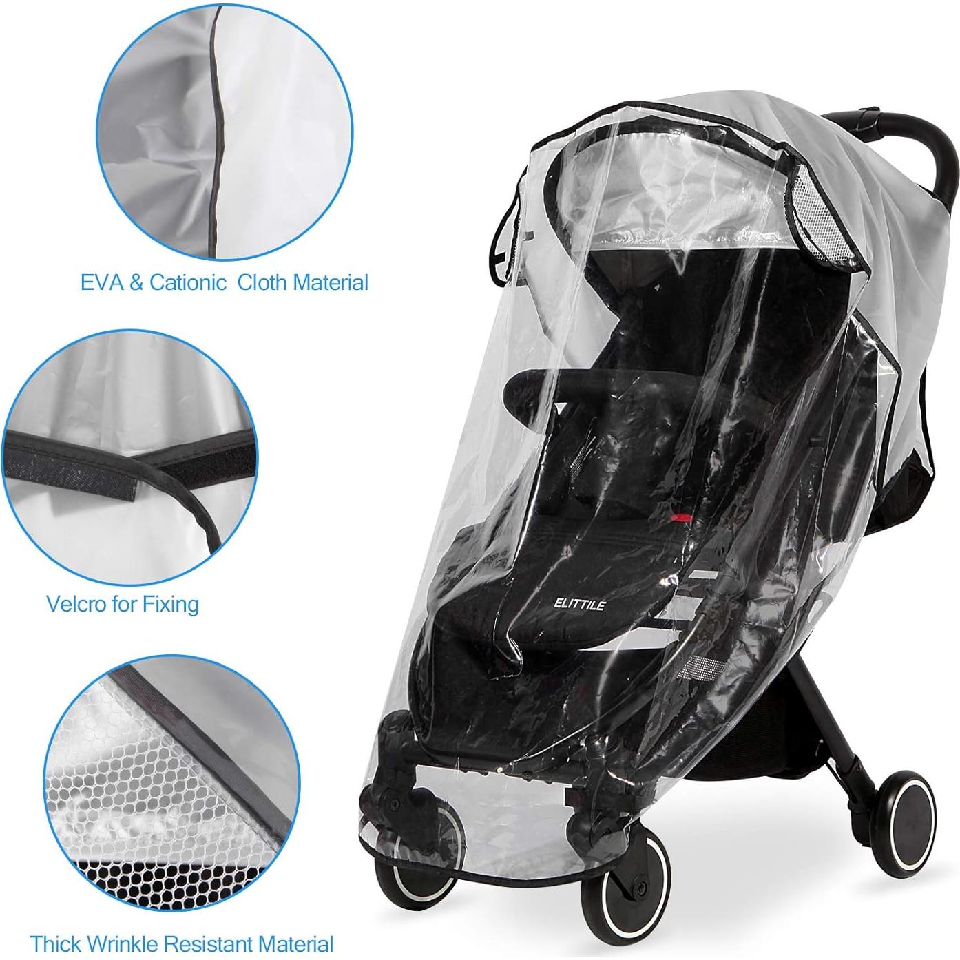 Cubierta de Lluvia para Cochecito Hrzeem Universal Impermeable