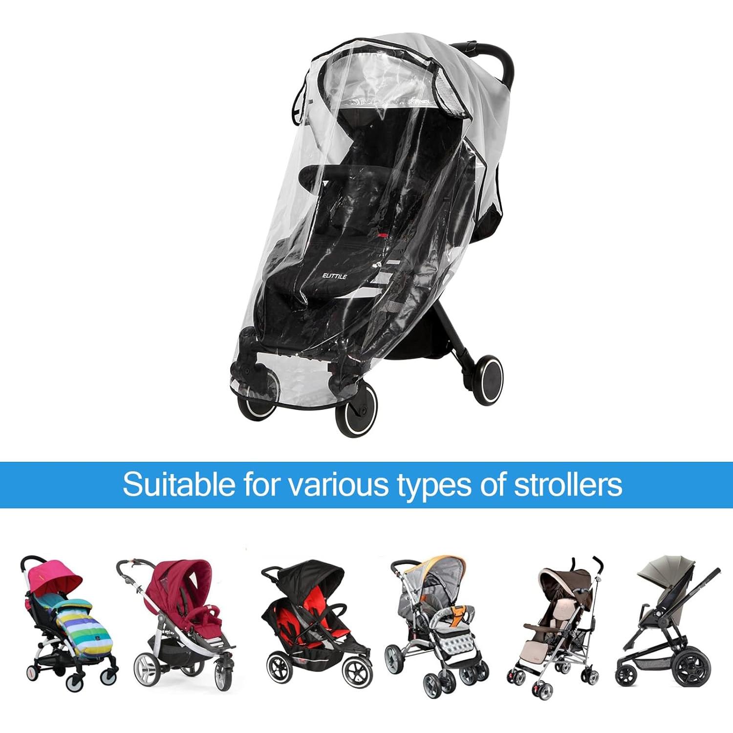 Cubierta de Lluvia para Cochecito Hrzeem Universal Impermeable