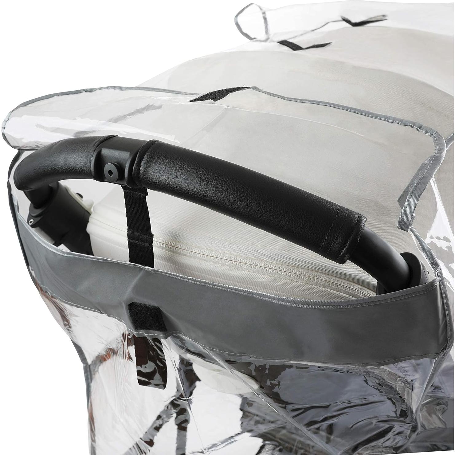 Cubierta de Lluvia Universal Masirs para Cochecito - Vinilo Transparente