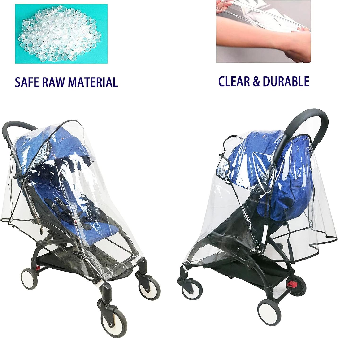 Cubierta de Lluvia Universal para Cochecito de Bebé LLUFO - EVA Impermeable