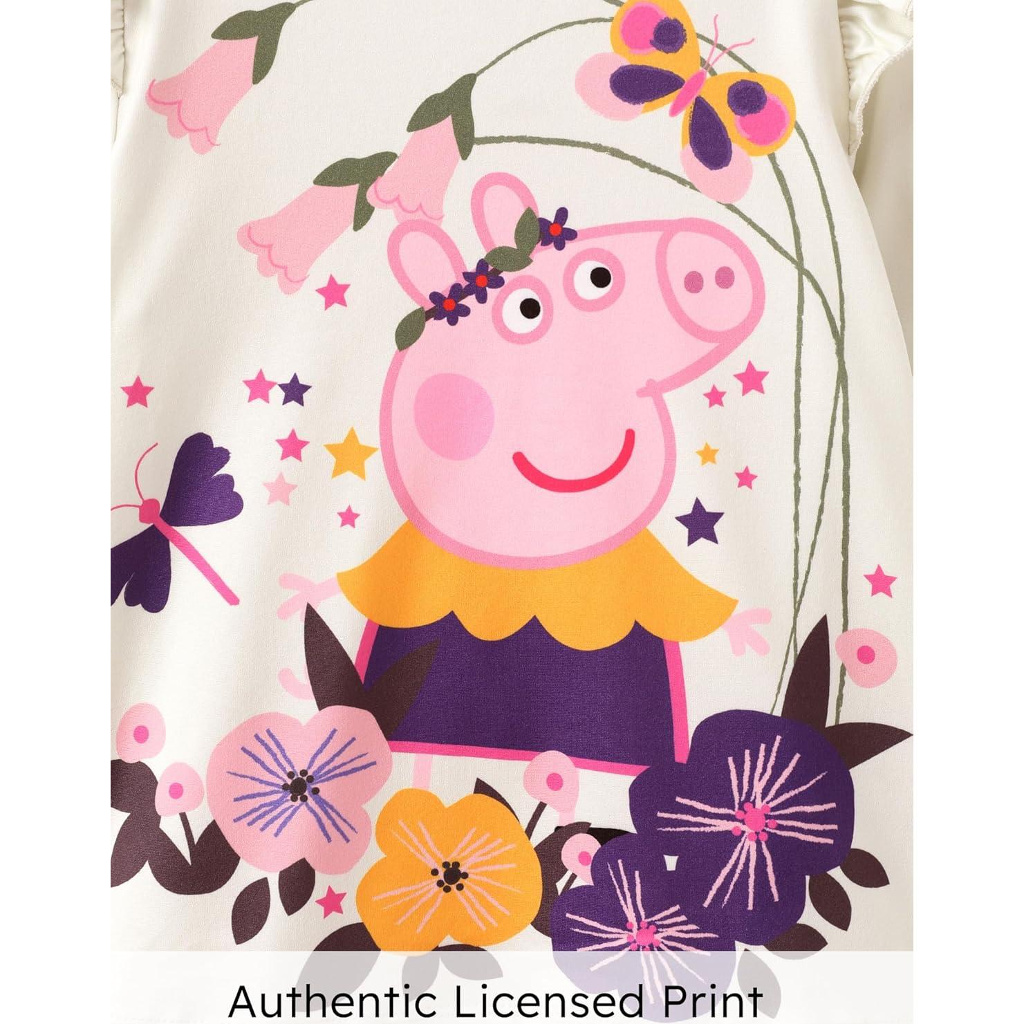 Conjunto Peppa Pig Niñas 2 Piezas Camiseta y Pantalón