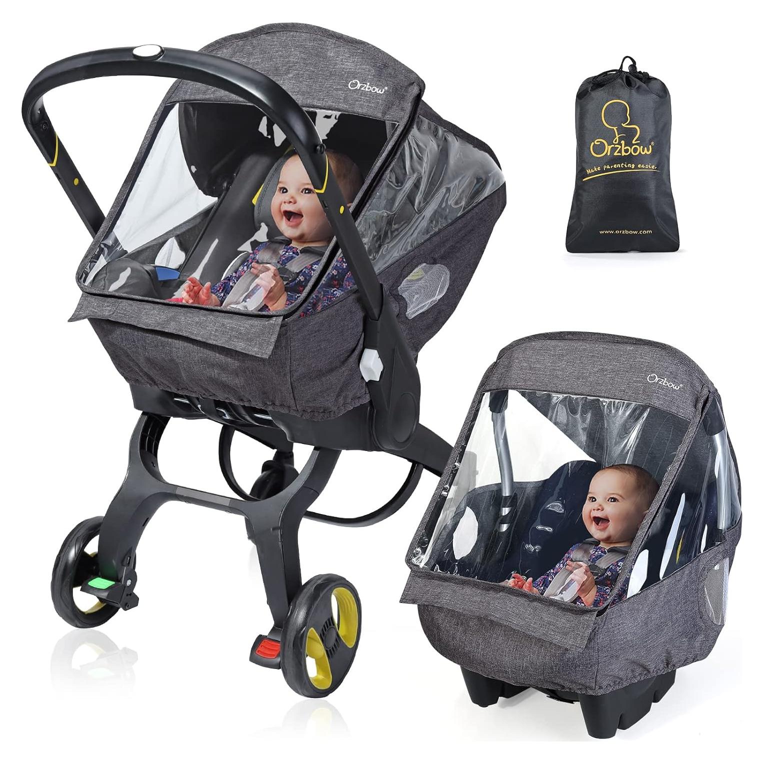 Cubierta de Lluvia Universal para Asiento de Auto Orzbow - Negro