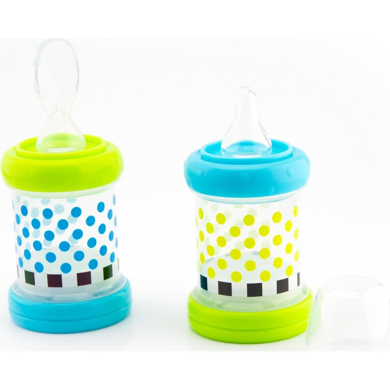 Alimentador Sassy para Bebés - Set de 2 Botellas 120ml con Tetina