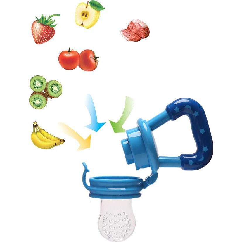 Chupete de Alimentos para Bebé Welcoyo - 3 Pcs + 6 Tetinas