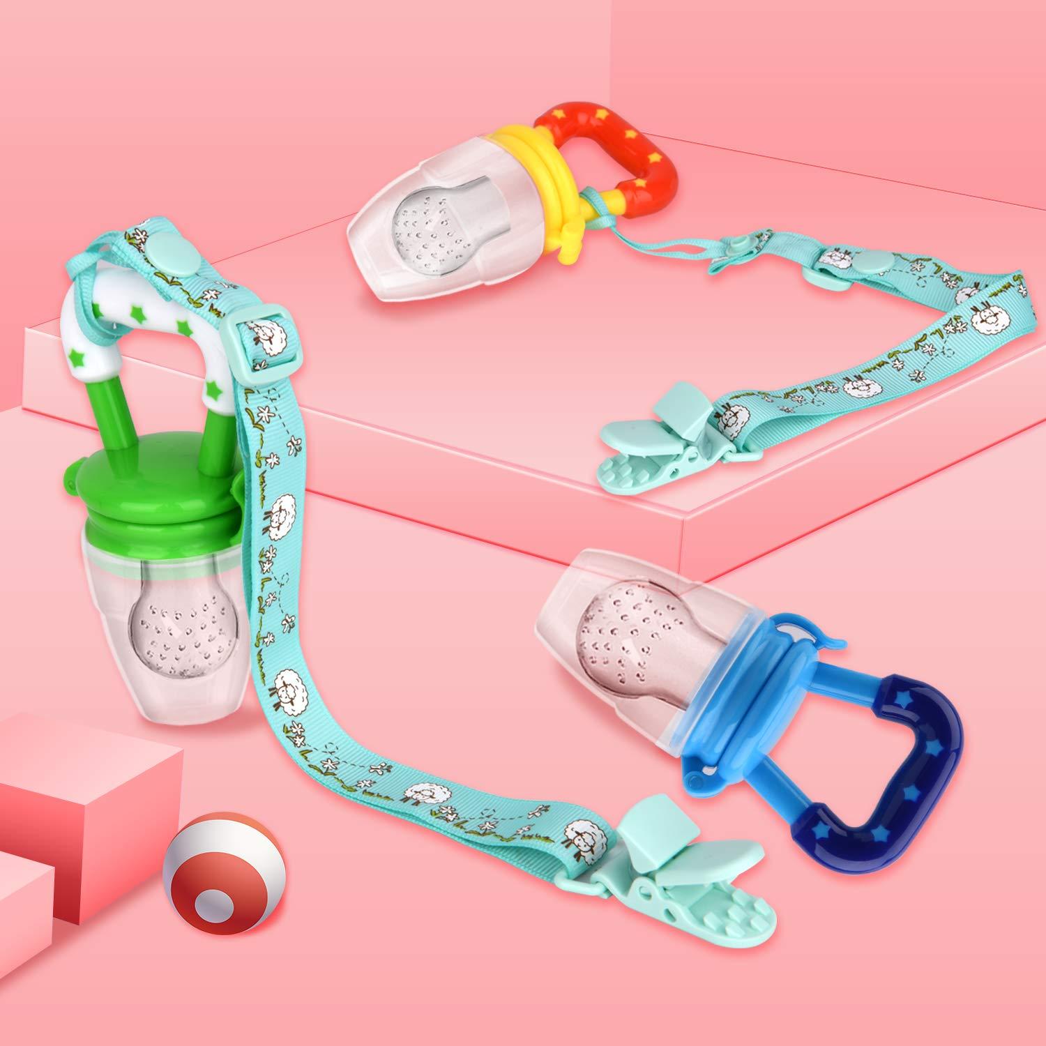 Chupete de Alimentos para Bebé Welcoyo - 3 Pcs + 6 Tetinas