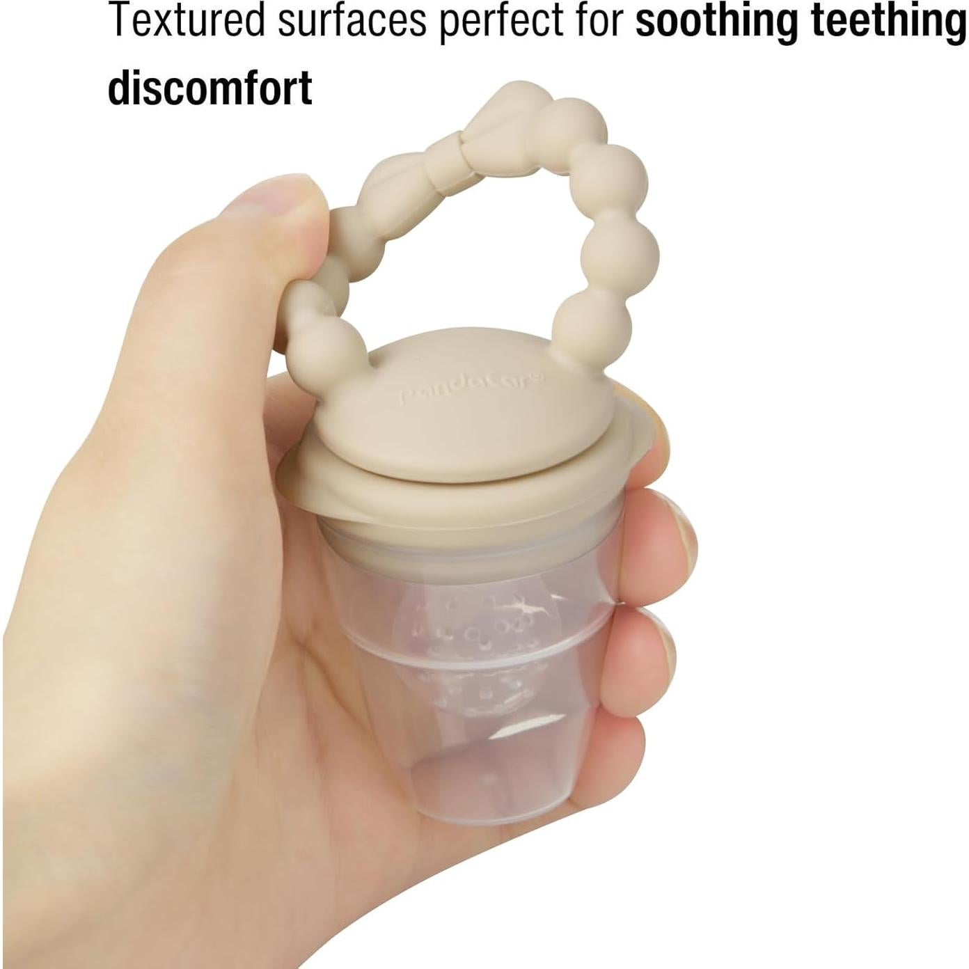 Chupete Alimentador de Frutas PandaEar - 3 Tamaños Silicona BPA Free