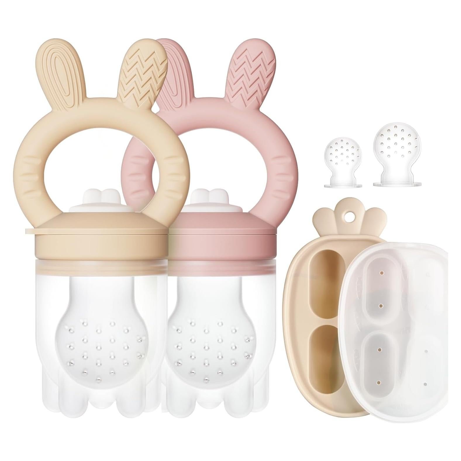 Alimentador de Frutas para Bebés Silicona Grado Alimenticio