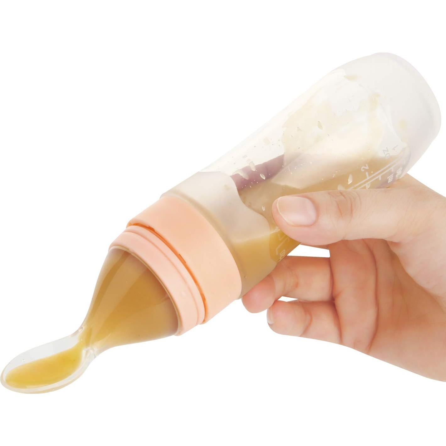 Cuchara de Silicona PandaEar 2 Pack para Bebés - Alimentador 113g