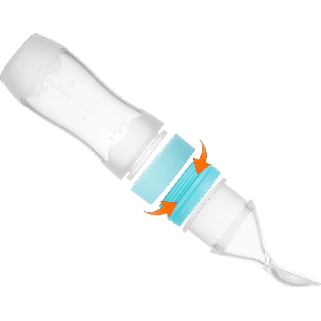 Cuchara de Silicona PandaEar 2 Pack para Bebés - Alimentador 113g