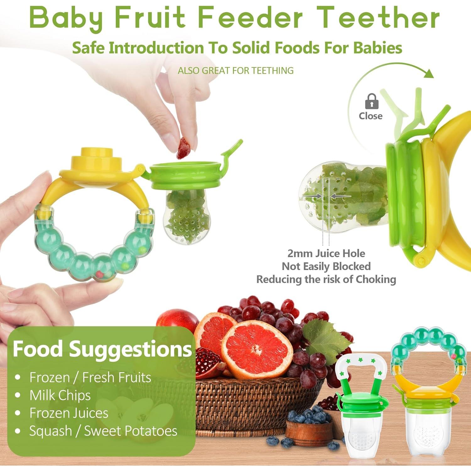 Chupete de Alimentación WAJIAYON para Bebés - 3 Tamaños y Cuchara