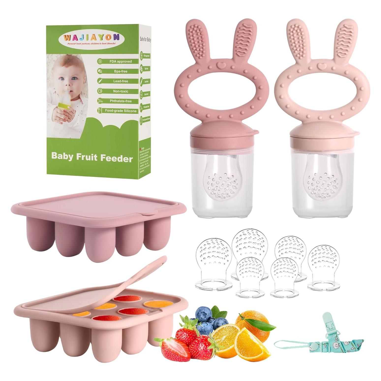 Moldes de Popsicle de Leche Materna WAJIAYON para Bebés - 4 Piezas