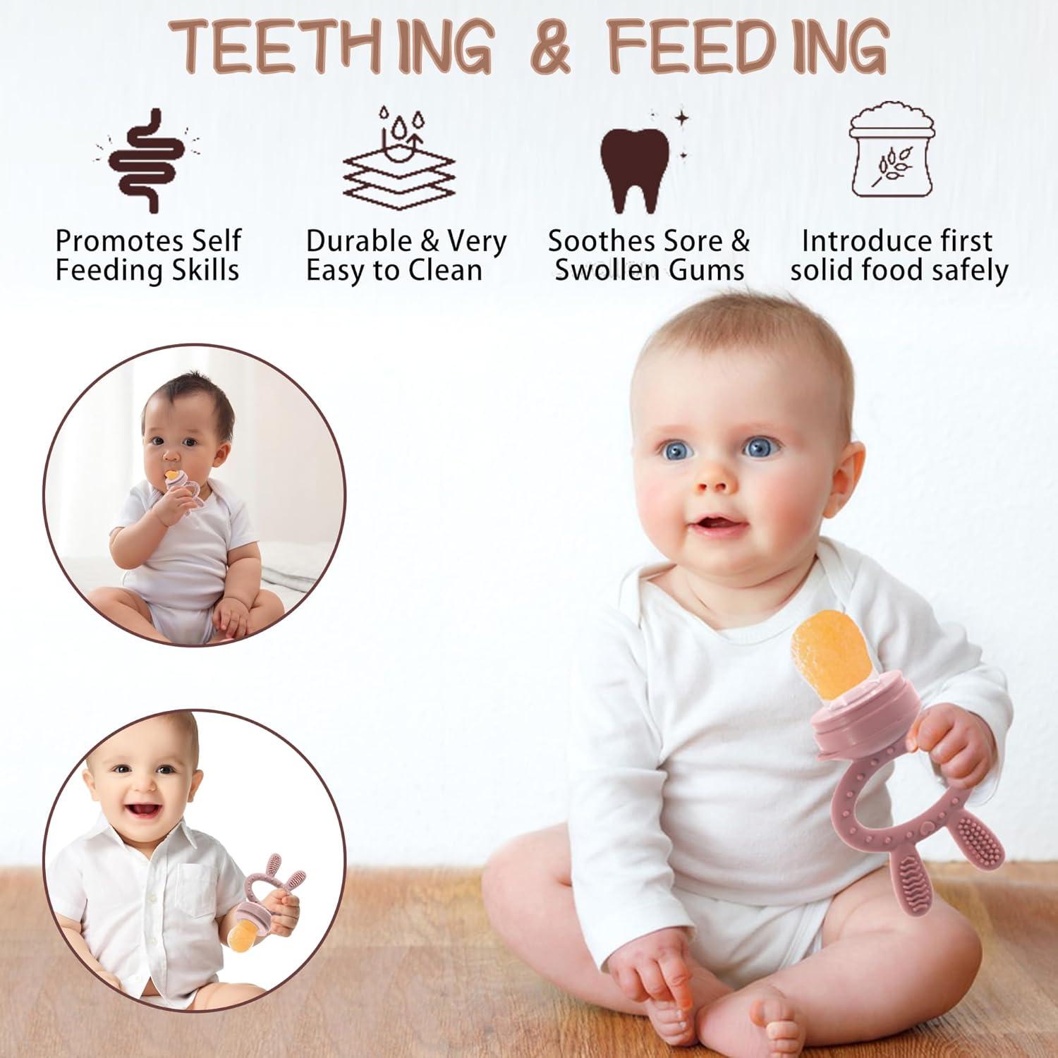 Moldes de Popsicle de Leche Materna WAJIAYON para Bebés - 4 Piezas