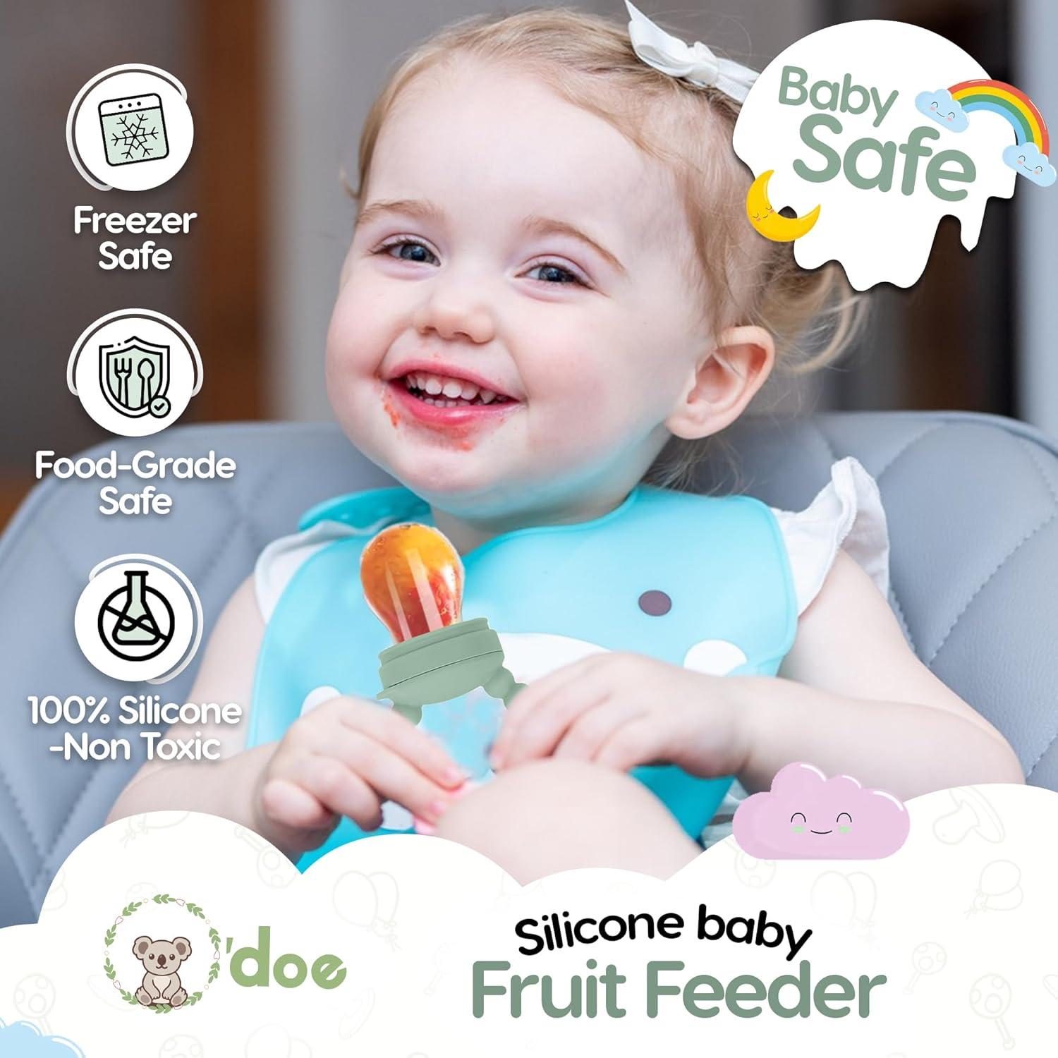 Chupete Alimentador O'doe para Bebés con 3 Tetinas - Libre de BPA