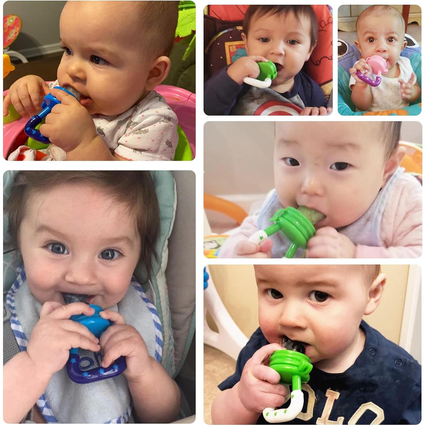 Extractor de Comida para Bebés HAOBAOBEI - 2 Piezas Silicona