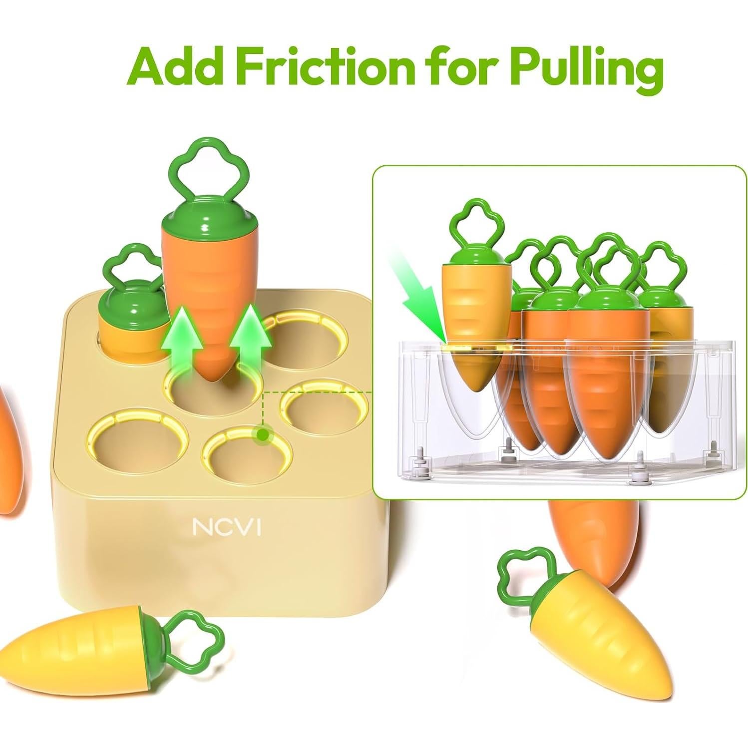 Juguete de Clasificación de Zanahoria NCVI para Bebés 6+ Meses