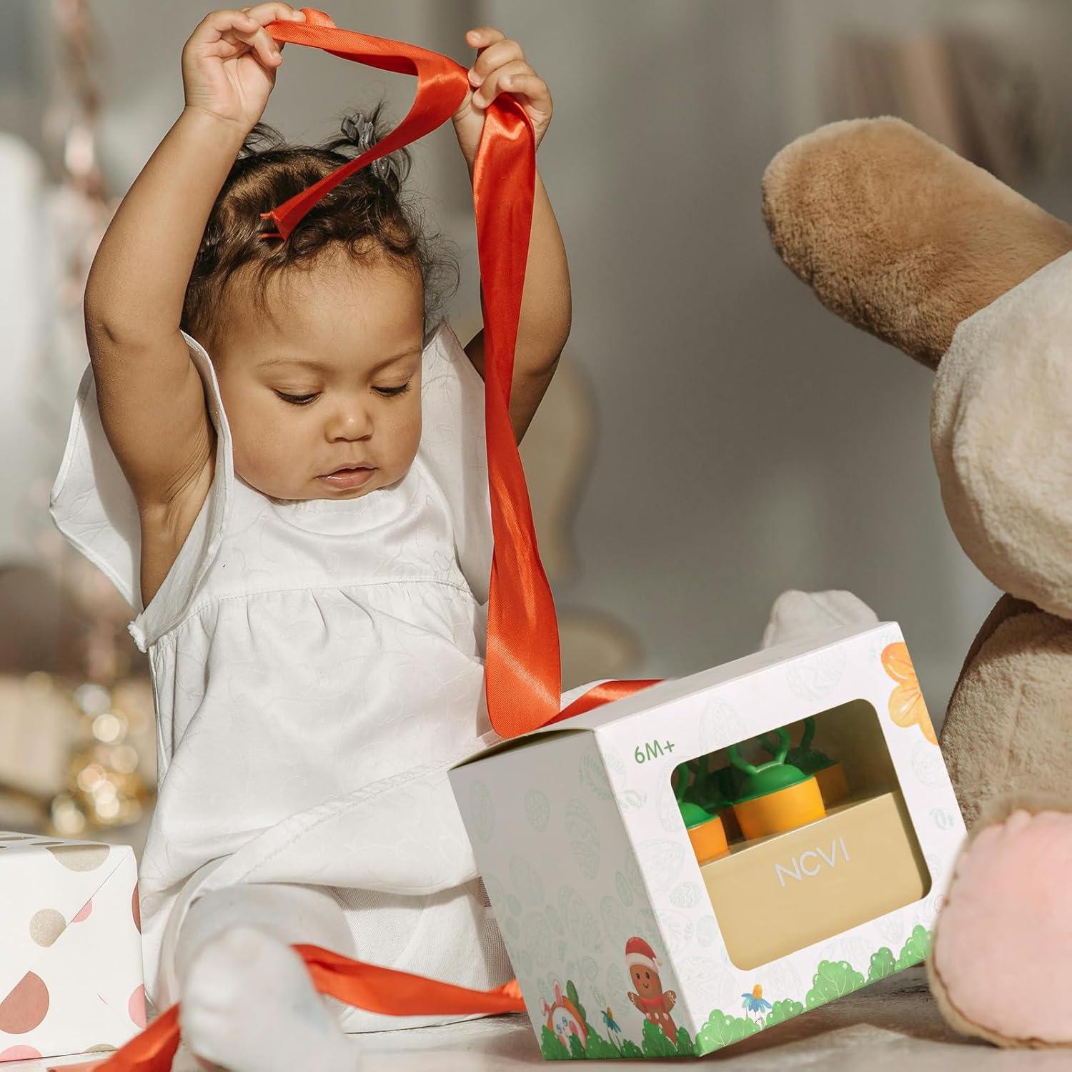 Juguete de Clasificación de Zanahoria NCVI para Bebés 6+ Meses