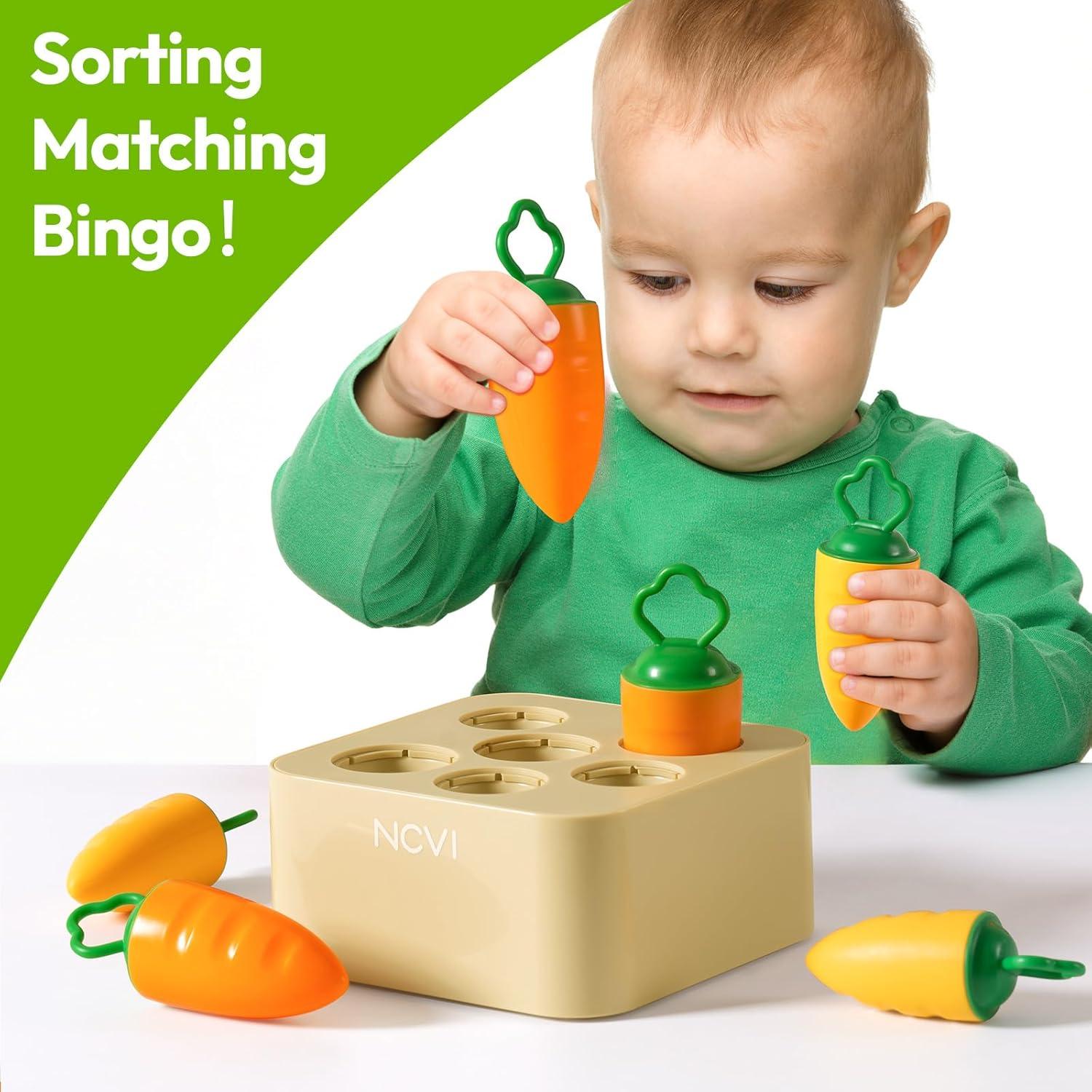 Juguete de Clasificación de Zanahoria NCVI para Bebés 6+ Meses