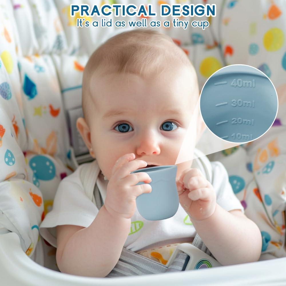 Socub Alimentador de Frutas para Bebés 2 Piezas Silicona BPA Free