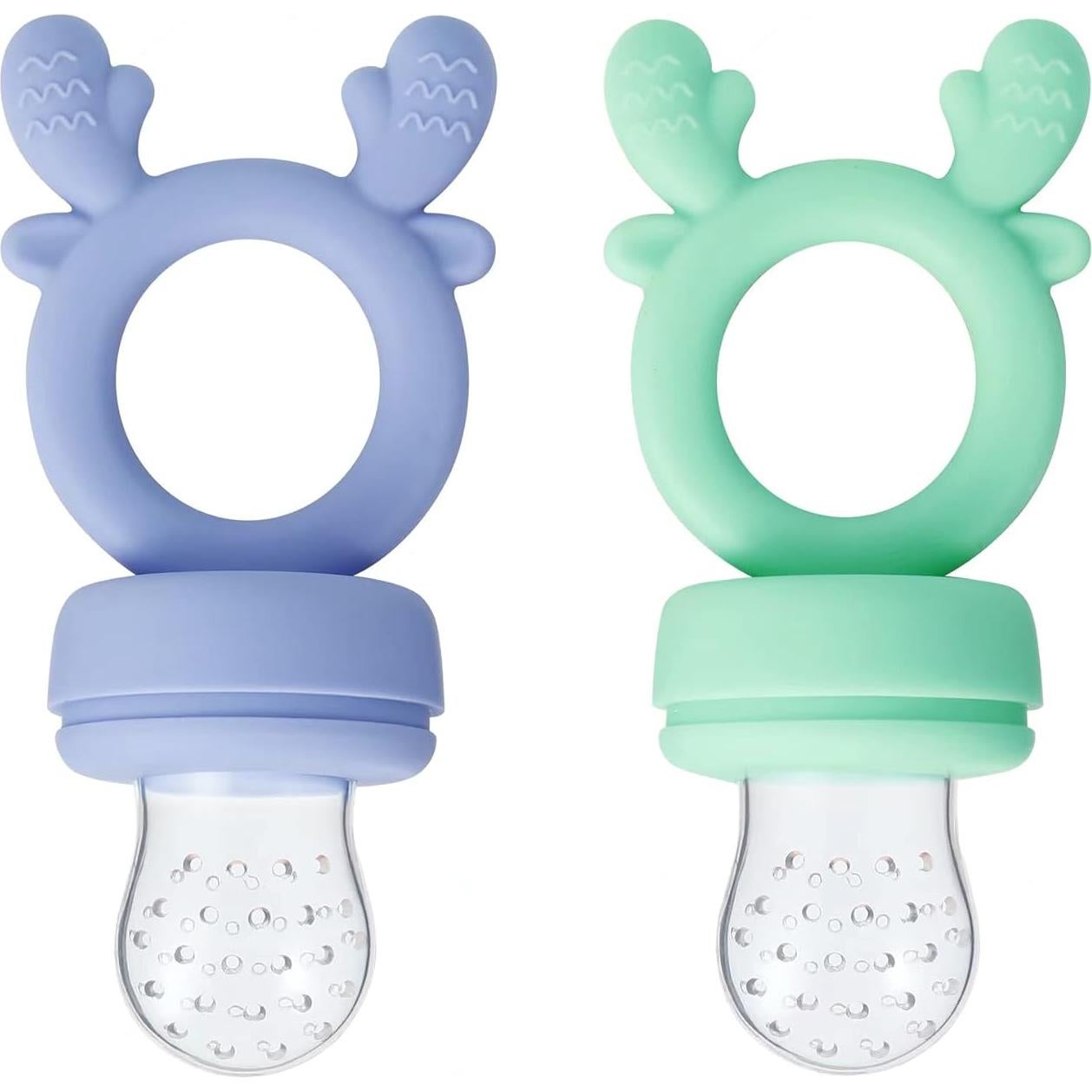 Alimentador de Frutas para Bebés PandaEar - 2 Piezas Silicona