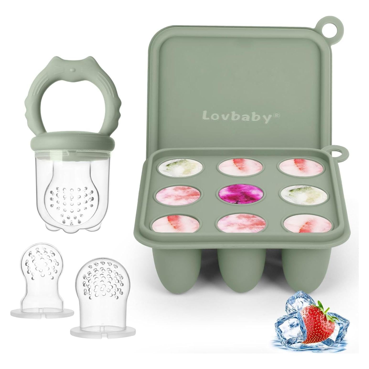 Moldes de Popsicle de Silicona para Bebés - Alivio de Dentición