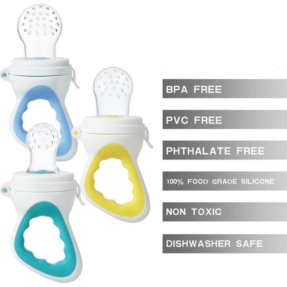 Alimentador de Frutas para Bebés PandaEar - 3 Tamaños Silicona