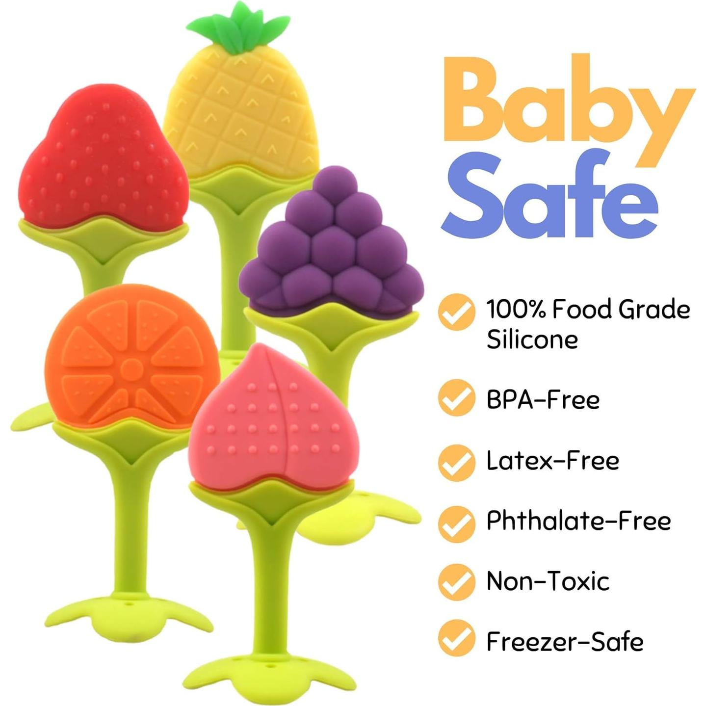 Set de Juguetes de Dentición Nearbyme para Bebés - 5 Piezas