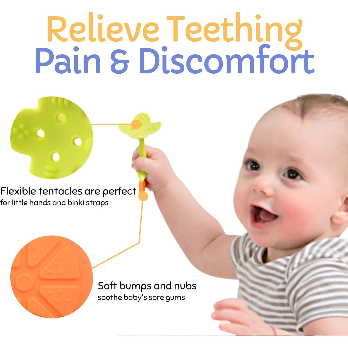 Set de Juguetes de Dentición Nearbyme para Bebés - 5 Piezas